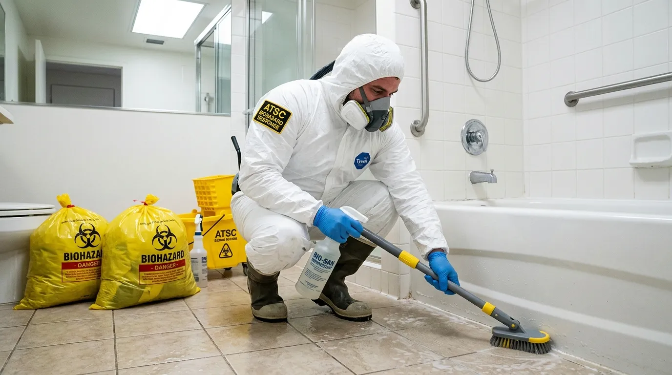 Decontamination equipment deployed for Blood Cleanup in Holtsville